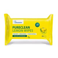 Pureclean Lemon Wipes,  feuchte Allzwecktücher (80...