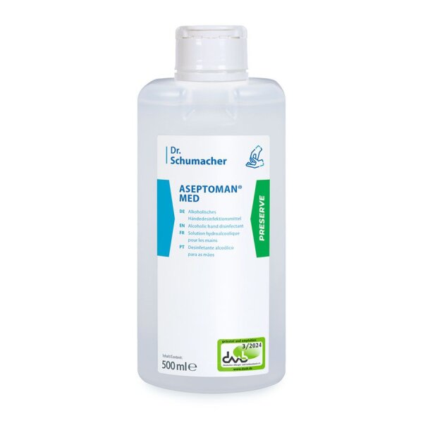 Aseptoman med | Händedesinfektion | biozid | 500 ml