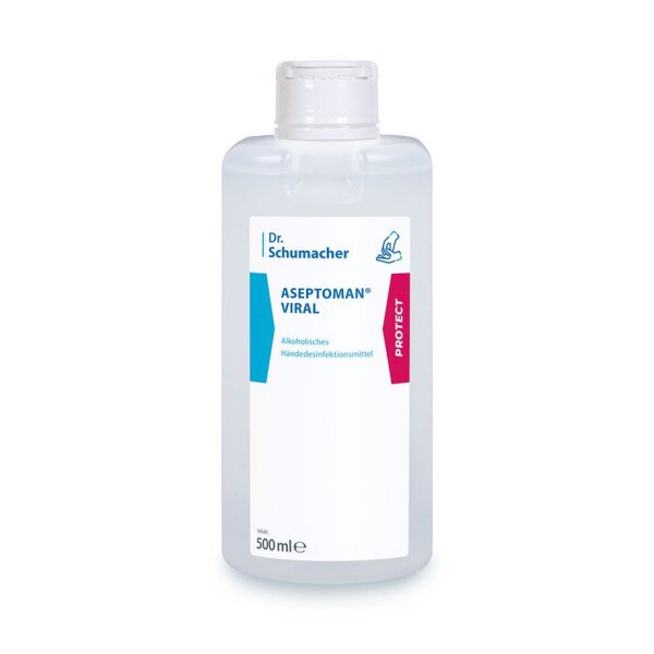 Aseptoman viral parfümfrei 500 ml Spenderflasche Händedesinfektion