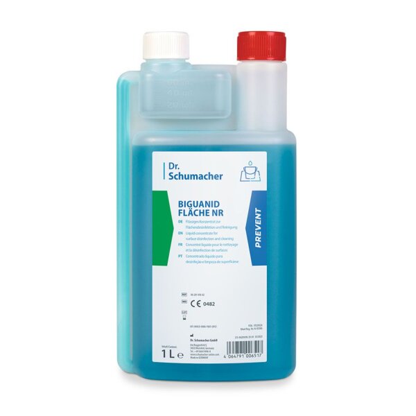 Biguanid NR Flächendesinfektion | aldehyd- und phenolfrei | 1 Liter Dosierflasche