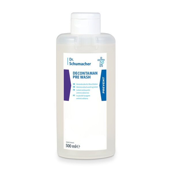 Decontaman Pre Wash antimikrobielle Reinigung mit Waschlotion, 500 ml