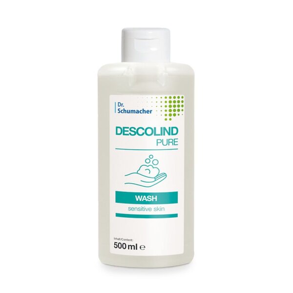 Descolind pure wash | Parfümfreie Waschlotion - sensible Haut | 500 ml