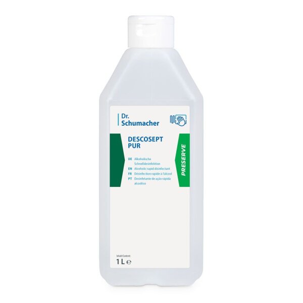 Descosept pur | alkoholische Flächen-Schnelldesinfektion | gebrauchsfertig | 1 Liter