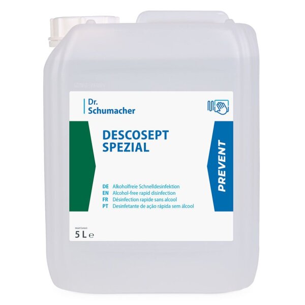 Descosept Spezial | alkoholfreie Schnelldesinfektion | aldehydfrei | 5 Liter Kanister