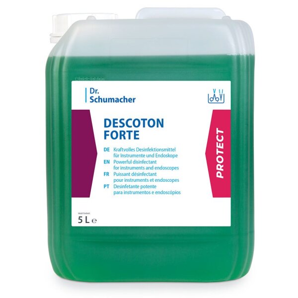 Descoton Forte | 5 Liter Kanister Desinfektion für Instrumente und Endoskope | viruzid