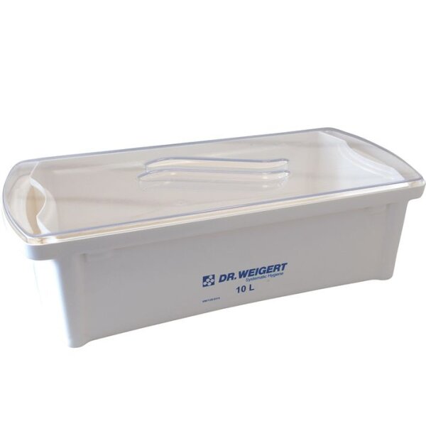 Instrumentenwanne 10 Ltr. mit Siebeinsatz und Deckel