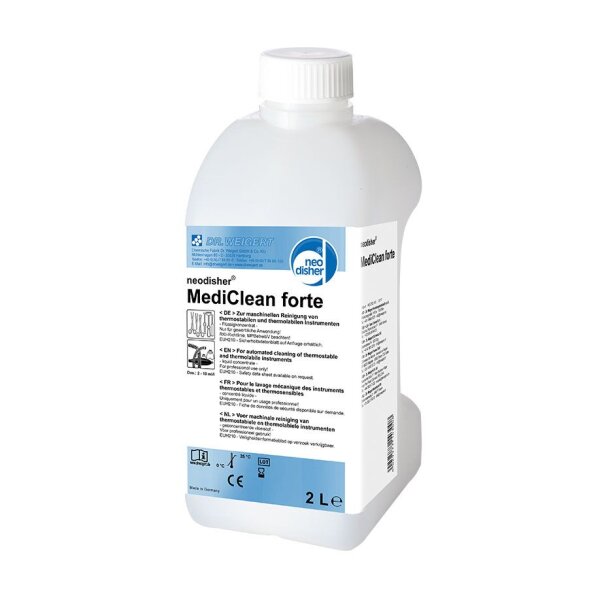 Neodisher Mediclean forte | Instrumentenreiniger alkalisch für MELAtherm | 2 Liter