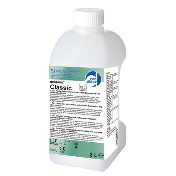 neoform Classic 2 Ltr. Flächendesinfektionsreiniger