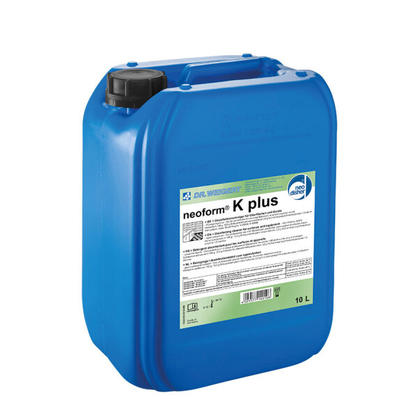 neoform K plus 10 Ltr., Flächendesinfektionsreiniger * nur für den professionellen Gebrauch *