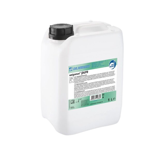 weigoman pure 5 Ltr. EURO-Kanister Händedesinfektion * nur für den professionellen Gebrauch *