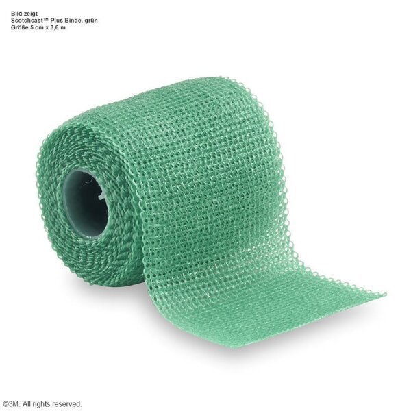 3M Scotchcast Plus-Binden grün 5 cm x 3,6 m (10 Stck.)