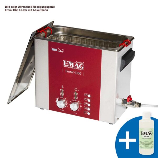 Ultraschall-Reinigungsgerät Emmi D60 6,0 Ltr. inkl.100 ml Universalkonzentrat