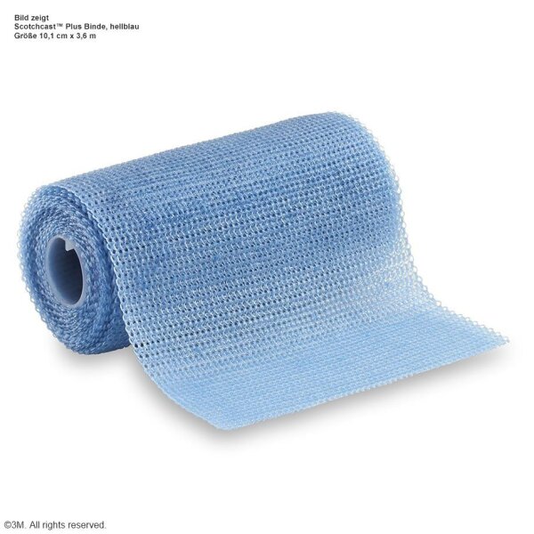 3M Scotchcast Plus-Binden hellblau 5 cm x 3,6 m (10 Stck.)