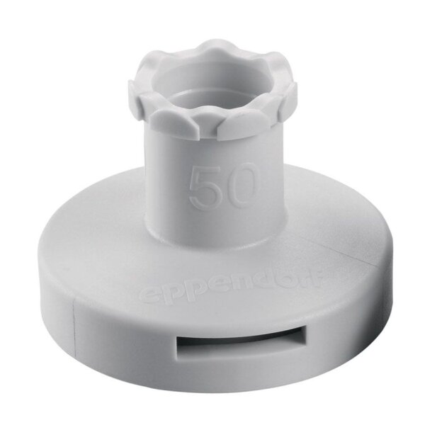 50 ml-Adapter helllgrau für Combitips advanced