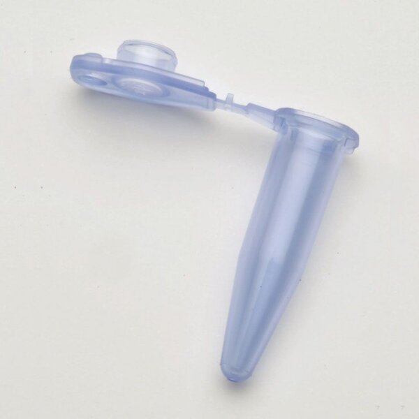 Safe-Lock Tubes 0,5 ml blau, konisch mit Deckel (500 Stck.)