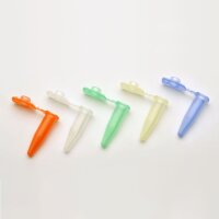 Safe-Lock Tubes 0,5 ml Farbsortiment, konisch mit Deckel...