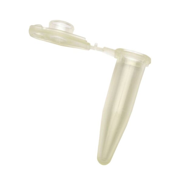 Safe-Lock Tubes 0,5 ml gelb, konisch mit Deckel (500 Stck.)