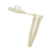 Safe-Lock Tubes 0,5 ml gelb, konisch mit Deckel (500 Stck.)