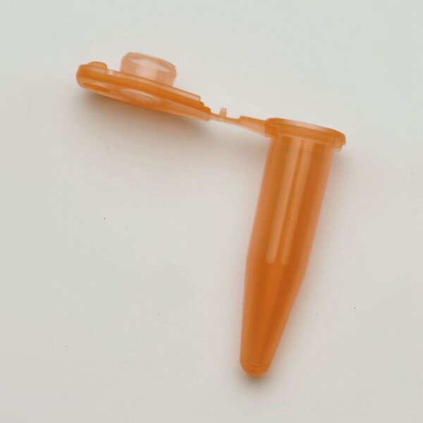 Safe-Lock Tubes 0,5 ml rot, konisch mit Deckel (500 Stck.)