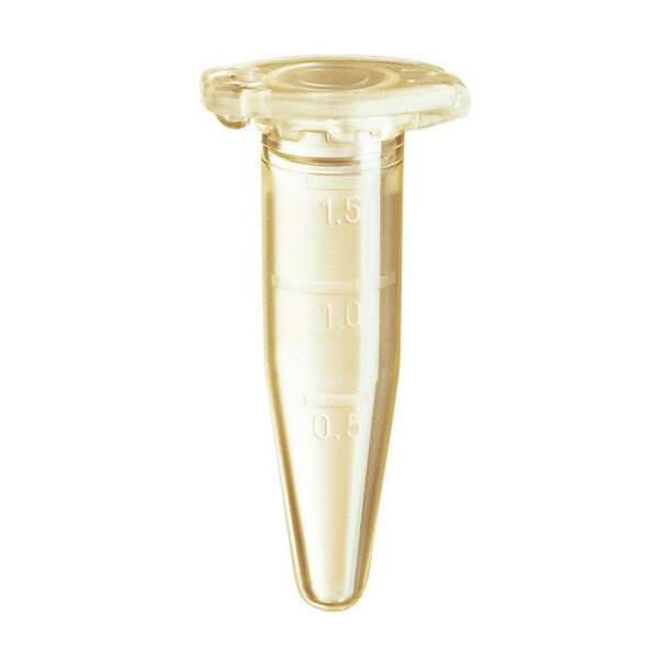 Safe-Lock Tubes 1,5 ml gelb, konisch mit Deckel (1000 Stck.)