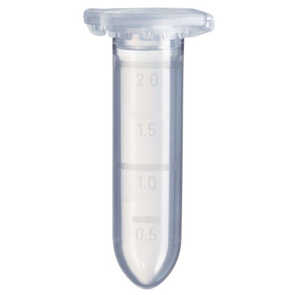 Safe-Lock Tubes 2,0 ml PCR clean farblos rund mit Deckel (1000 Stck.)