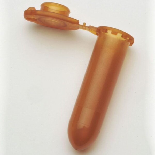 Safe-Lock Tubes 2,0 ml, PCR clean, ambra, rund mit Deckel (1000 Stck.)