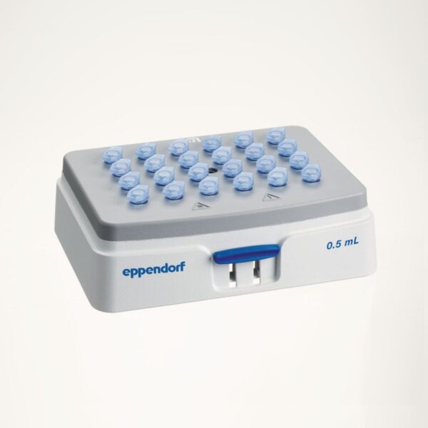 SmartBlock - Thermoblock für 24 Reaktionsgefäße 0,5 ml inkl. Transfer Rack 0,5 ml