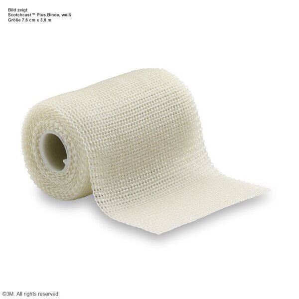 3M Scotchcast Plus-Binden weiß 7,6 cm x 3,6 m (10 Stck.)