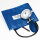 Prakticus I Blutdruckmessgerät Ø 68 mm 1-Schlauch, blau, kpl. im Etui