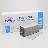 Fripa - Papierhandtücher Plus 1-lagig naturell 25 x...