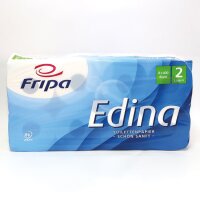 Fripa - Toilettenpapier Edina, 2-lagig (6 Pack à 8...