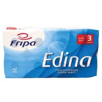 Fripa - Toilettenpapier Edina, 3-lagig (9 Pack à 8...