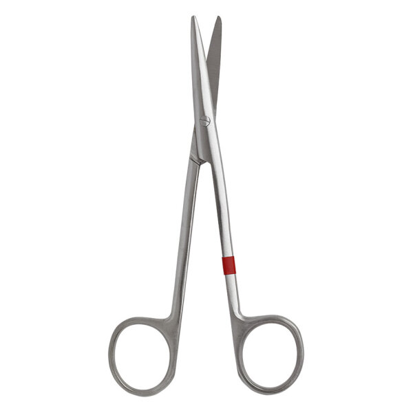 Metzenbaumscheren gebogen, stumpf/stumpf 14,5 cm, zum Einmalgebrauch (25 Stck.)