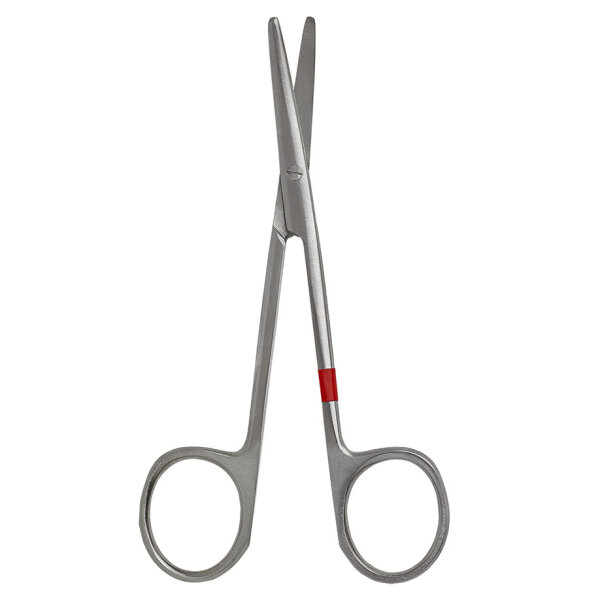 Präparierschere, stumpf/stumpf, gebogen, 11,5 cm zum Einmalgebrauch (25 Stck.)