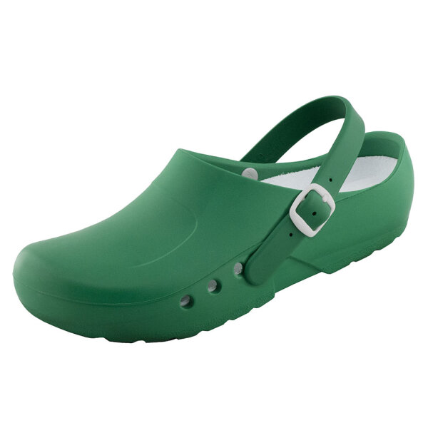 OrthoClogs mit Fersenriemen grün, Gr. 36