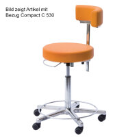 Arbeitsstuhl mit Rückenlehne, Höhenverstellung...