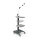 fuego Ergometriewagen 1, grau, 1 ABS-Ablageplatte, 1 Ablagekorb, Kabel-