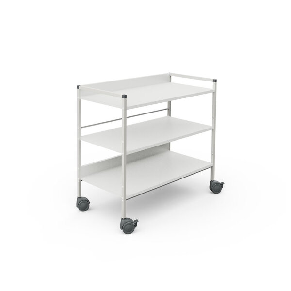 Regalwagen 08/16, 833 mm hoch, weiß