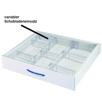 Schubladeneinsatz 60 mit variabler Einteilung für...