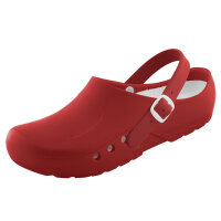 OrthoClogs mit Fersenriemen rot, Gr. 41