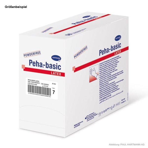 OP-Handschuhe Peha-basic Latex | puderfrei | Gr. 6 | steril | 50 Paar