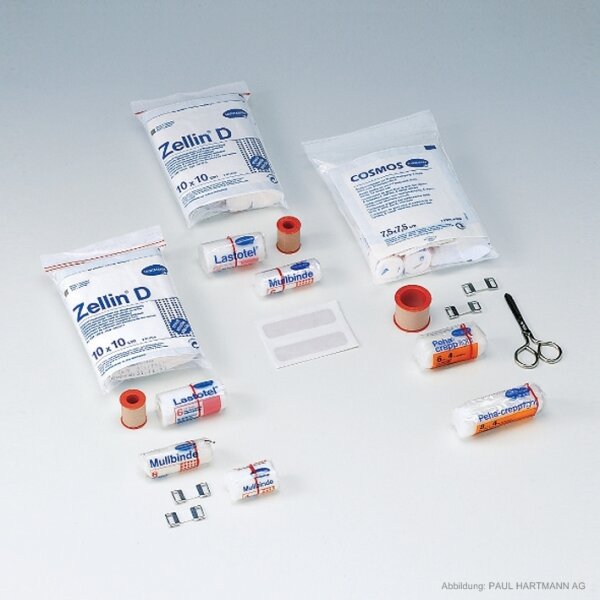Hartmann Wundstandard-Set 1 (1 Abdecktuch 75x90cm /1 Lochtuch 45x75m / 8 ES Kompressen 7,5x7,5cm,
