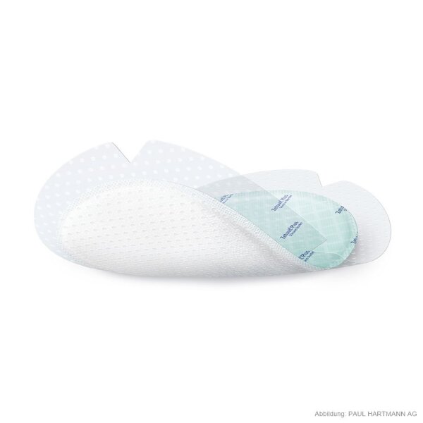 Hartmann Zetuvit Plus Silicone Border Oval | 13 x 15,5 cm | steril  | 10 Stück