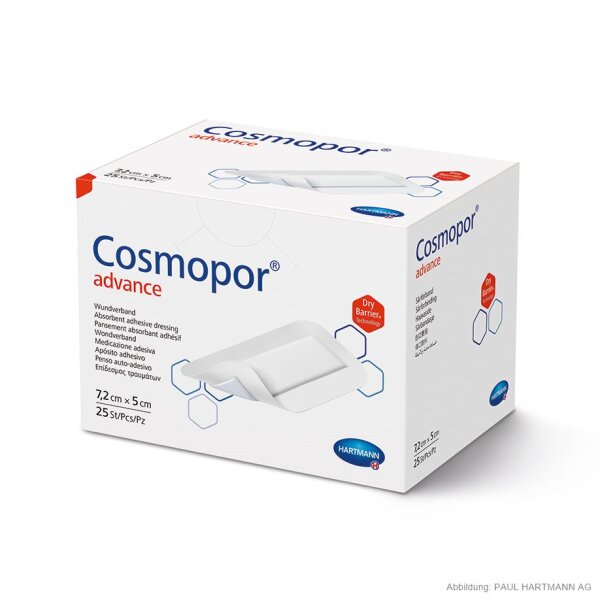 Hartmann Cosmopor Advanced | 7,2 x 5 cm | steril | 25 Stück