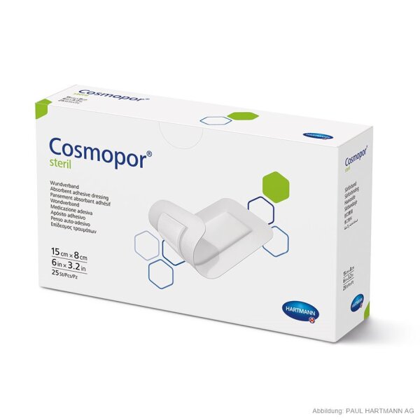 Hartmann Cosmopor | Wundverband | steril | 15 x 8 cm | 25 Stück