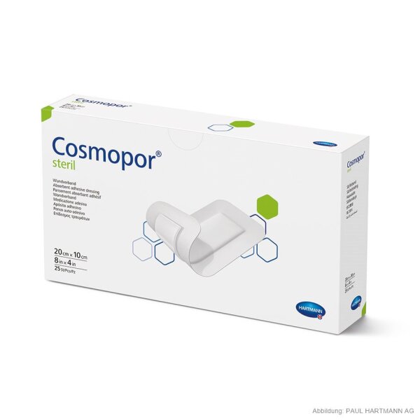 Hartmann Cosmopor Steril | Wundverband | 20 x 10cm | 25 Stück