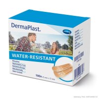 DermaPlast water-resistant Pflasterstrips 25 x 72 mm (100...