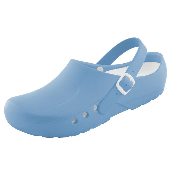 OrthoClogs mit Fersenriemen hellblau, Gr. 44