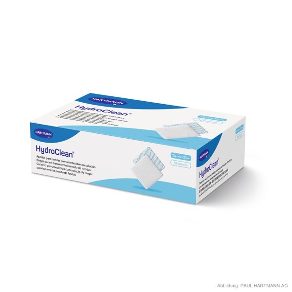 Hartmann HydroClean | Wundkissen | steril | 7,5 x 7,5cm | 10 Stück