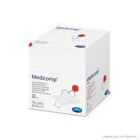 Medicomp Drain Schlitzkompressen 7,5 x 7,5 cm, steril (25...